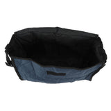 Wheelchair Bag Large Capacity Foldable One Shoulder Storage Hanging Bag for Walkers Rollators Navy Blue - Extra Image