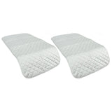 2pcs Magnetic Ironing Mat Heat Resistant Ironing Blanket Portable Ironing Board Washer Dryer Replacement Cover - Top-Down View