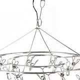 Clothes Drying Hanger Stainless Steel Multi Clip Laundry Drip Hanging Rack for Underwear Socks Hat No Loop Round - Extra Image