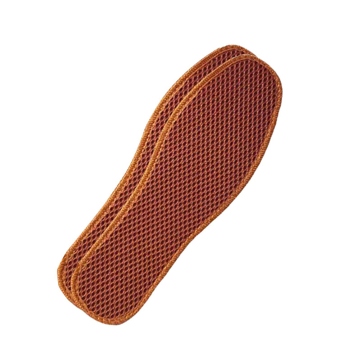Bamboo Charcoal Deodorant Mesh Insoles Breathable Absorb Sweat Shoe Pads for Men Women Khaki 41