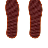 Bamboo Charcoal Deodorant Mesh Insoles Breathable Absorb Sweat Shoe Pads for Men Women Khaki 41