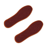 Bamboo Charcoal Deodorant Mesh Insoles Breathable Absorb Sweat Shoe Pads for Men Women Khaki 41 - Extra Image