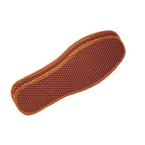 Bamboo Charcoal Deodorant Mesh Insoles Breathable Absorb Sweat Shoe Pads for Men Women Khaki 42