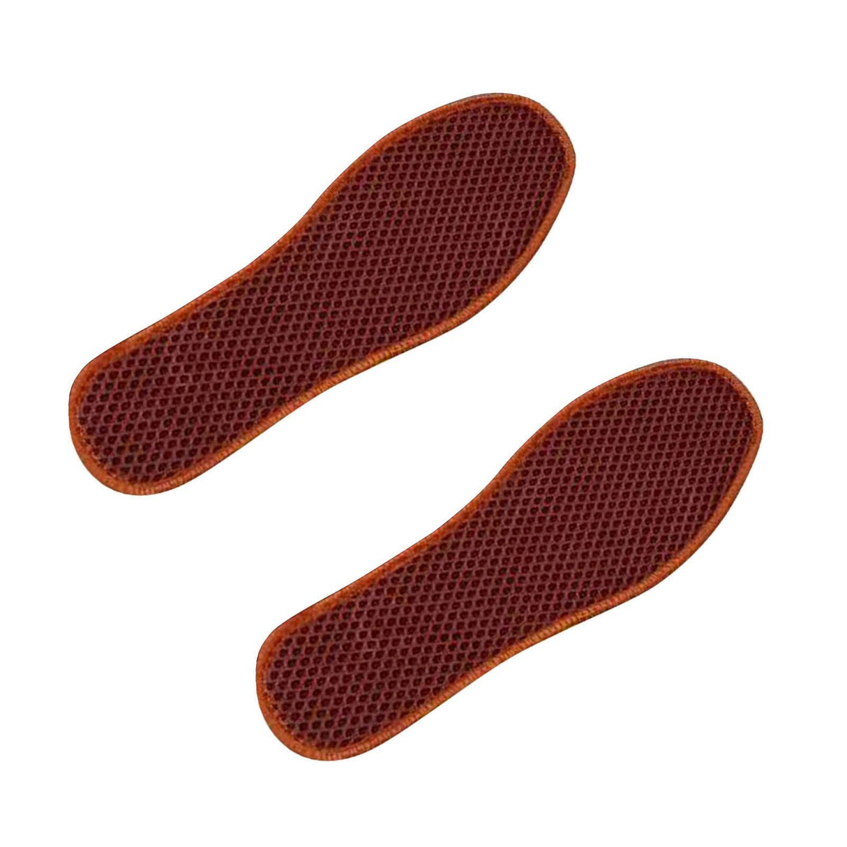 Bamboo Charcoal Deodorant Mesh Insoles Breathable Absorb Sweat Shoe Pads for Men Women Khaki 42