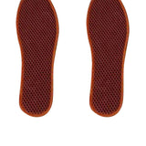 Bamboo Charcoal Deodorant Mesh Insoles Breathable Absorb Sweat Shoe Pads for Men Women Khaki 43