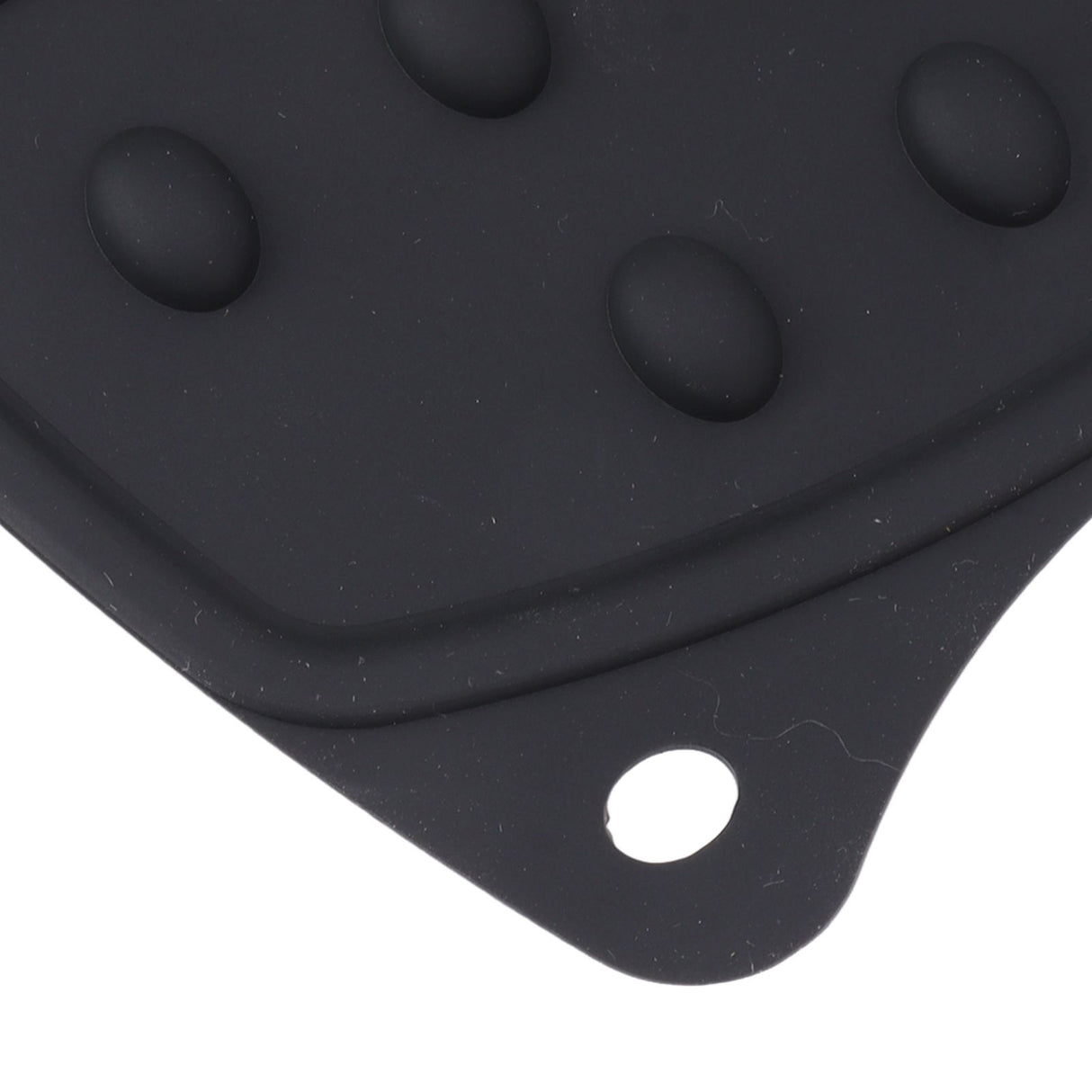 2Pcs Silicone Iron Rest Pad Durable Impact Resistant Heat Resistant Iron Mat for Ironing Boards Irons Black