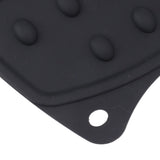 2Pcs Silicone Iron Rest Pad Durable Impact Resistant Heat Resistant Iron Mat for Ironing Boards Irons Black