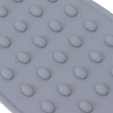 2Pcs Silicone Iron Rest Pad Durable Impact Resistant Heat Resistant Iron Mat for Ironing Boards Irons Gray