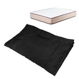 Mattress Bag Anti Wear Waterproof Dustproof Reusable Mattress Cover Protector for Moving Storage Black