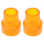 2pcs Cane Tips Anti Slip Rubber Crutch Cane Rubber Pads Tips Replacement for Walking Stick