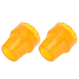 2pcs Cane Tips Anti Slip Rubber Crutch Cane Rubber Pads Tips Replacement for Walking Stick - Close-Up Angle