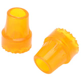 2pcs Cane Tips Anti Slip Rubber Crutch Cane Rubber Pads Tips Replacement for Walking Stick - Low Angle