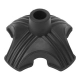 Cane Tip Walking Rubber Foot Pad Replacement 4 Prong Self Standing Non Slip Base