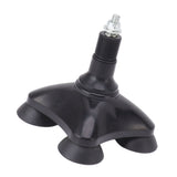 Crutch Tip Slip Proof Walking Cane Foot Tip Good Stability ABS Accessory for Replacement - Low Angle