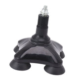 Crutch Tip Slip Proof Walking Cane Foot Tip Good Stability ABS Accessory for Replacement - Extra Image