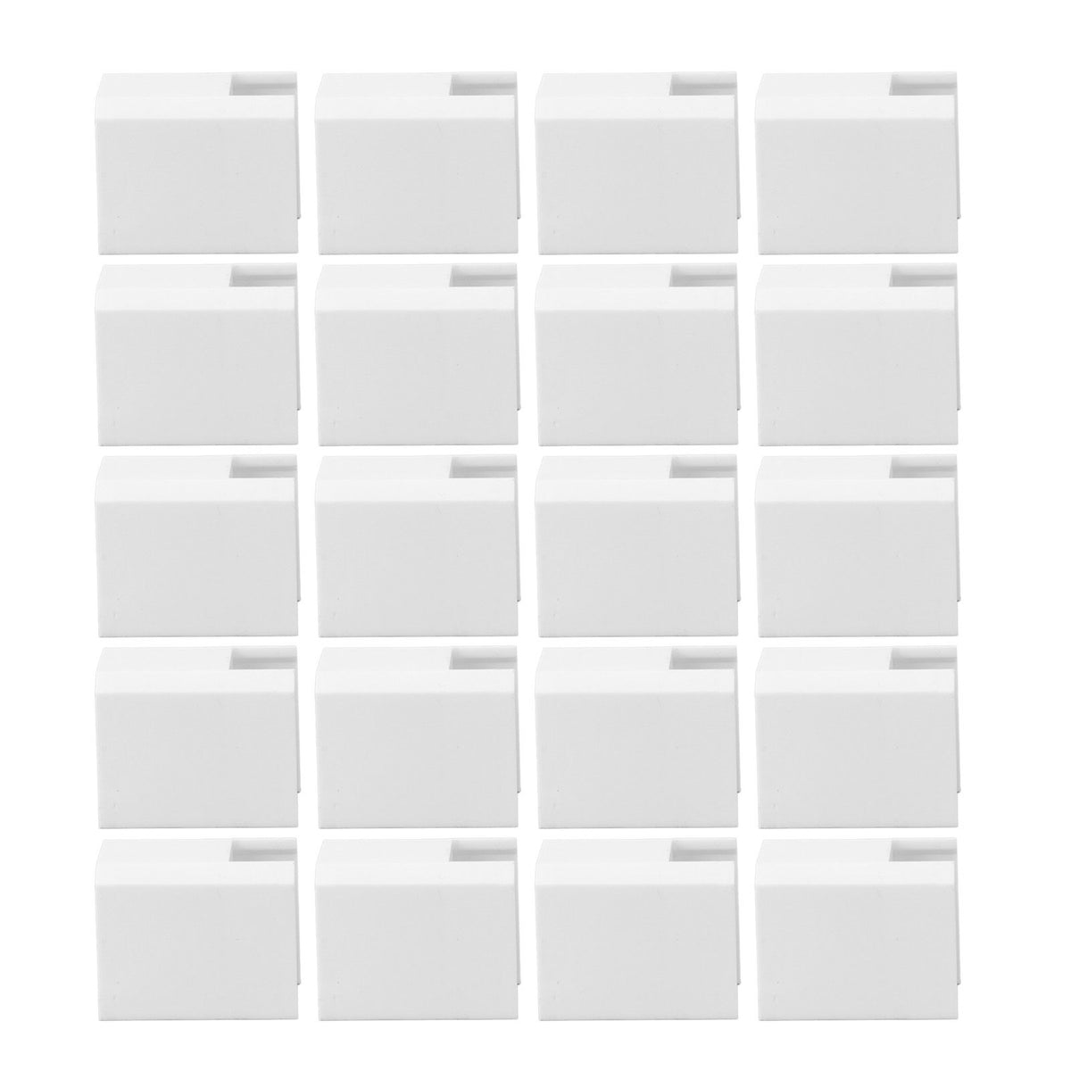 20Pcs Sliding Door Window Lock Stop Block Plastic Limit Safe Non Collision Accessories Short