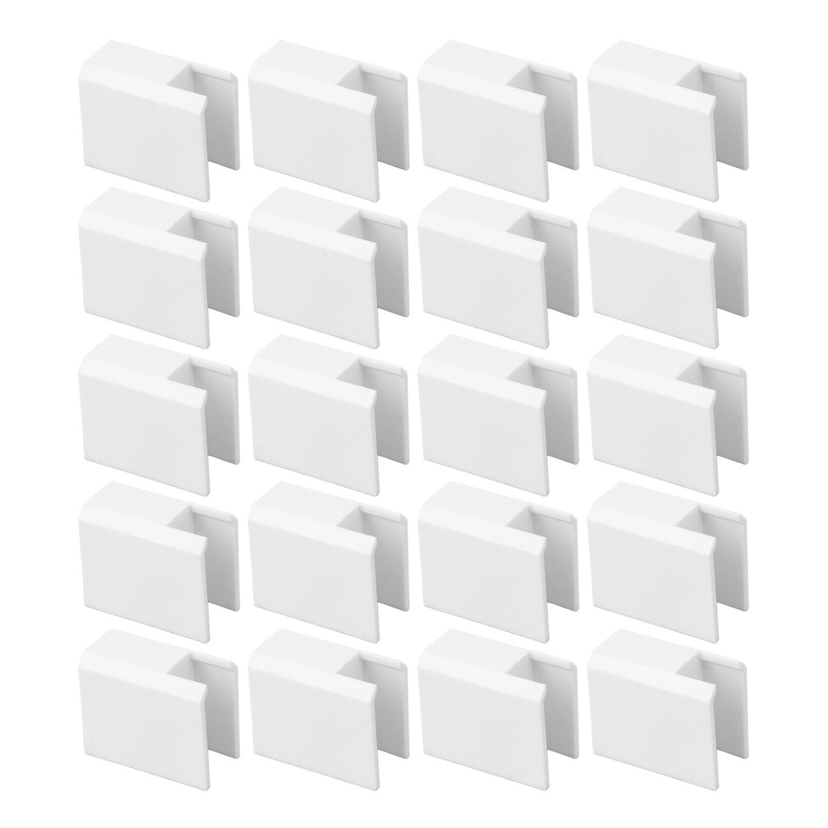 20Pcs Sliding Door Window Lock Stop Block Plastic Limit Safe Non Collision Accessories Short