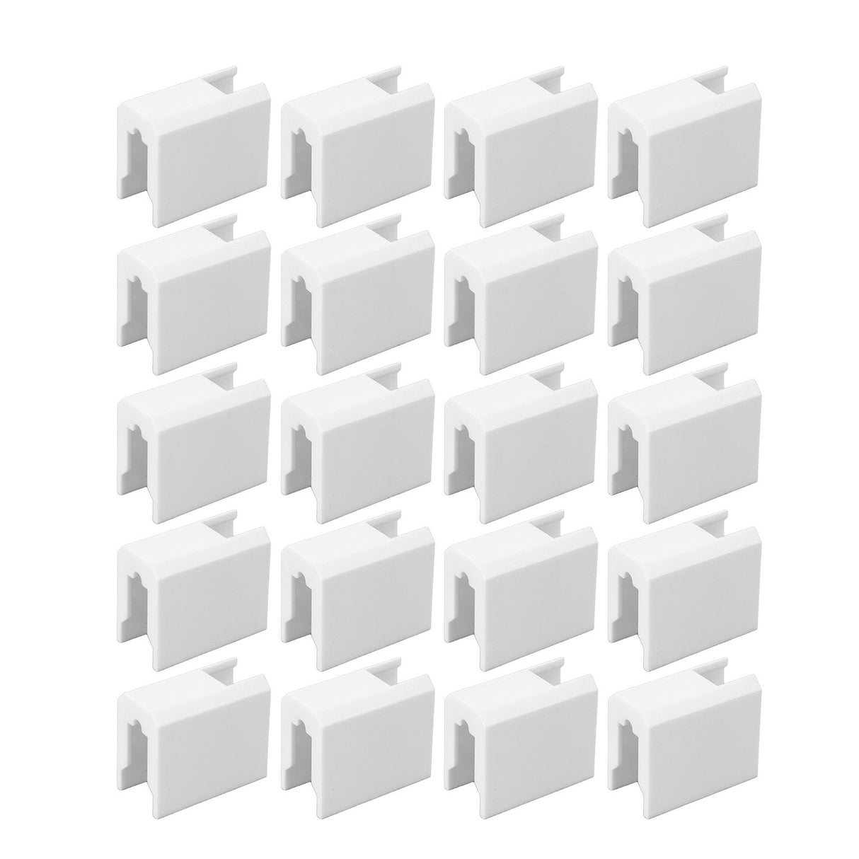 20Pcs Sliding Door Window Lock Stop Block Plastic Limit Safe Non Collision Accessories Short