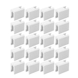 20Pcs Sliding Door Window Lock Stop Block Plastic Limit Safe Non Collision Accessories Short - Rear View