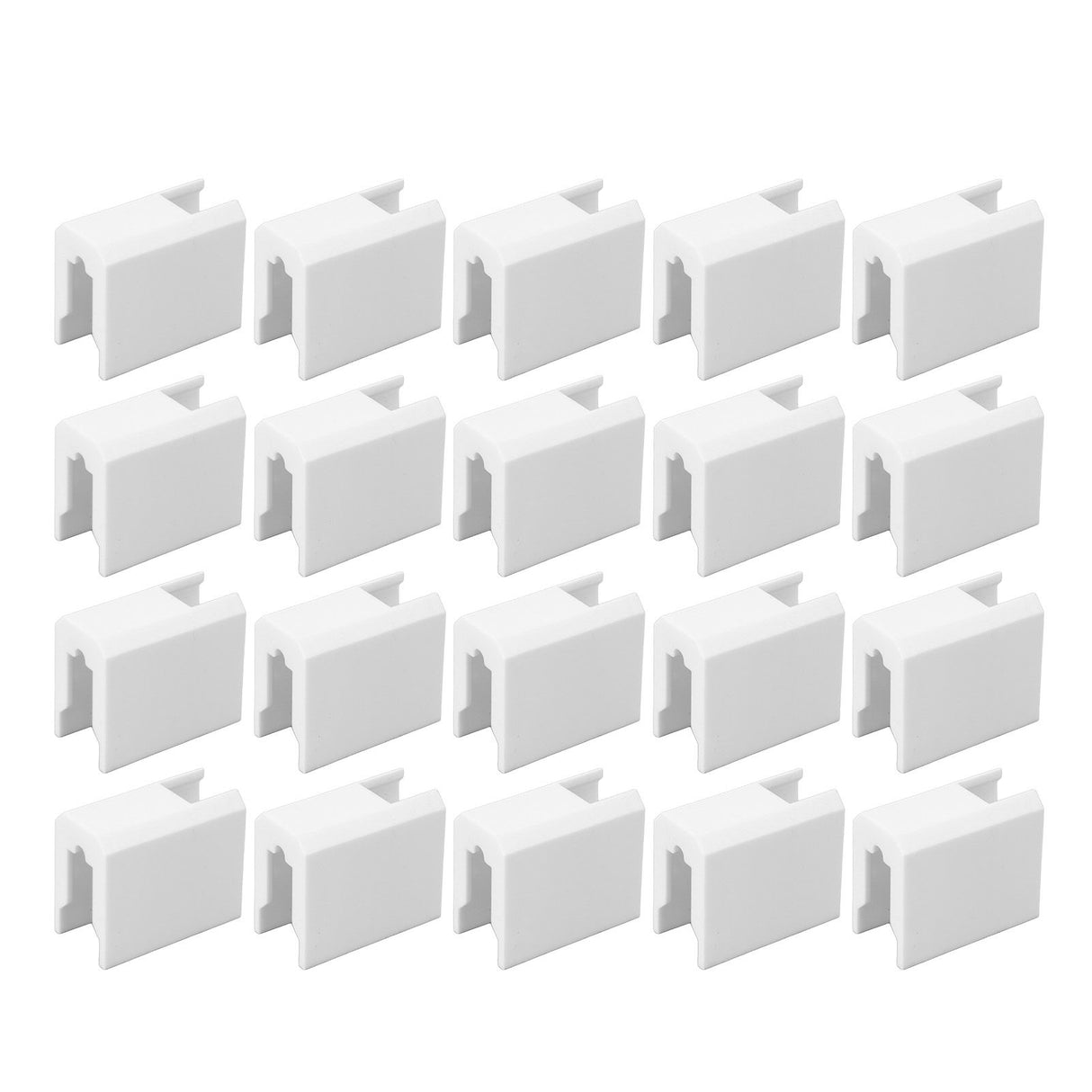 20Pcs Sliding Door Window Lock Stop Block Plastic Limit Safe Non Collision Accessories Short