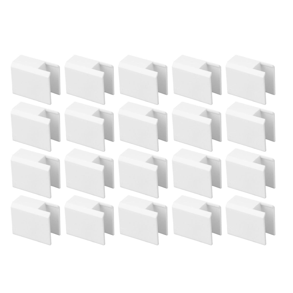 20Pcs Sliding Door Window Lock Stop Block Plastic Limit Safe Non Collision Accessories Short