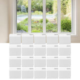 20Pcs Sliding Door Window Lock Stop Block Plastic Limit Safe Non Collision Accessories Short