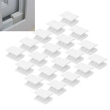 20Pcs Sliding Door Window Lock Stop Block Plastic Limit Safe Non Collision Accessories Short