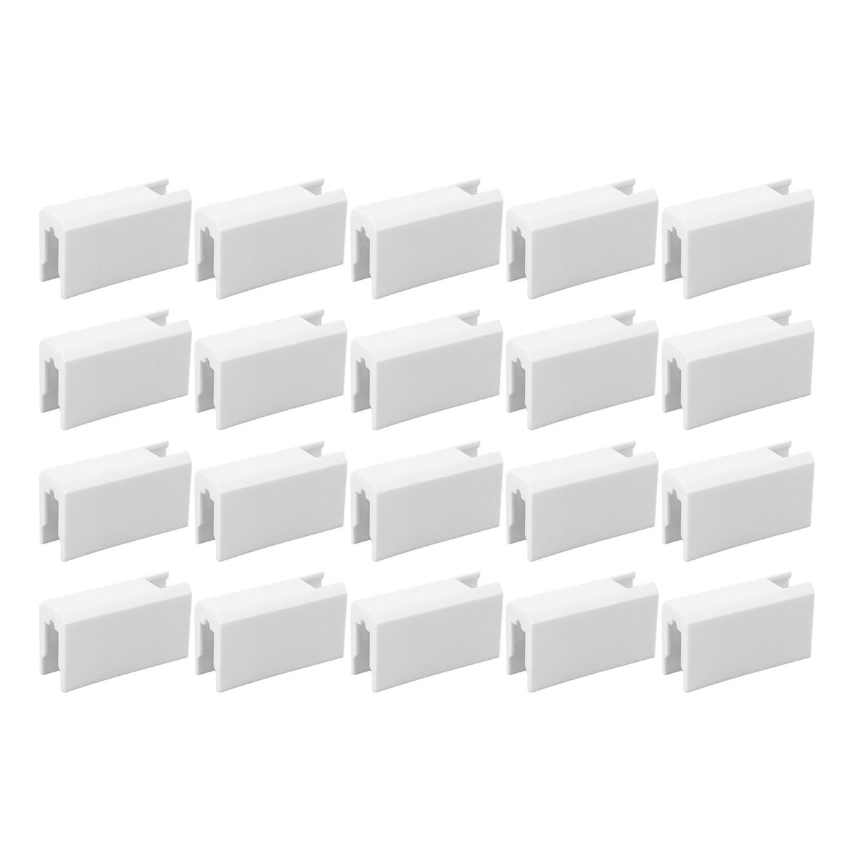 20Pcs Sliding Door Window Lock Stop Block Plastic Limit Safe Non Collision Accessories Long