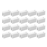 20Pcs Sliding Door Window Lock Stop Block Plastic Limit Safe Non Collision Accessories Long - Front View