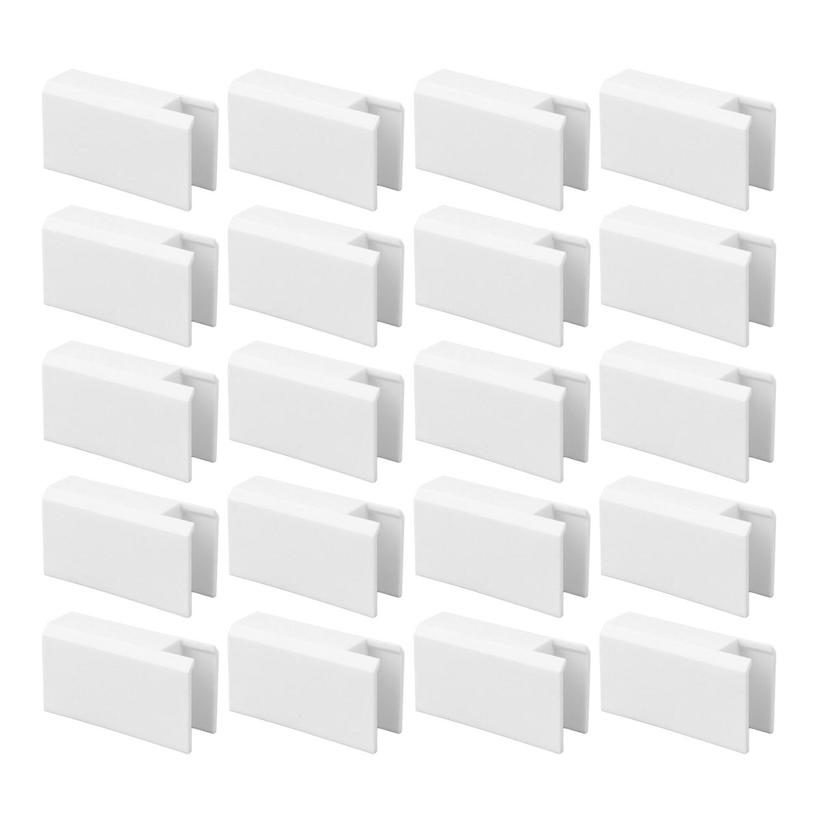 20Pcs Sliding Door Window Lock Stop Block Plastic Limit Safe Non Collision Accessories Long