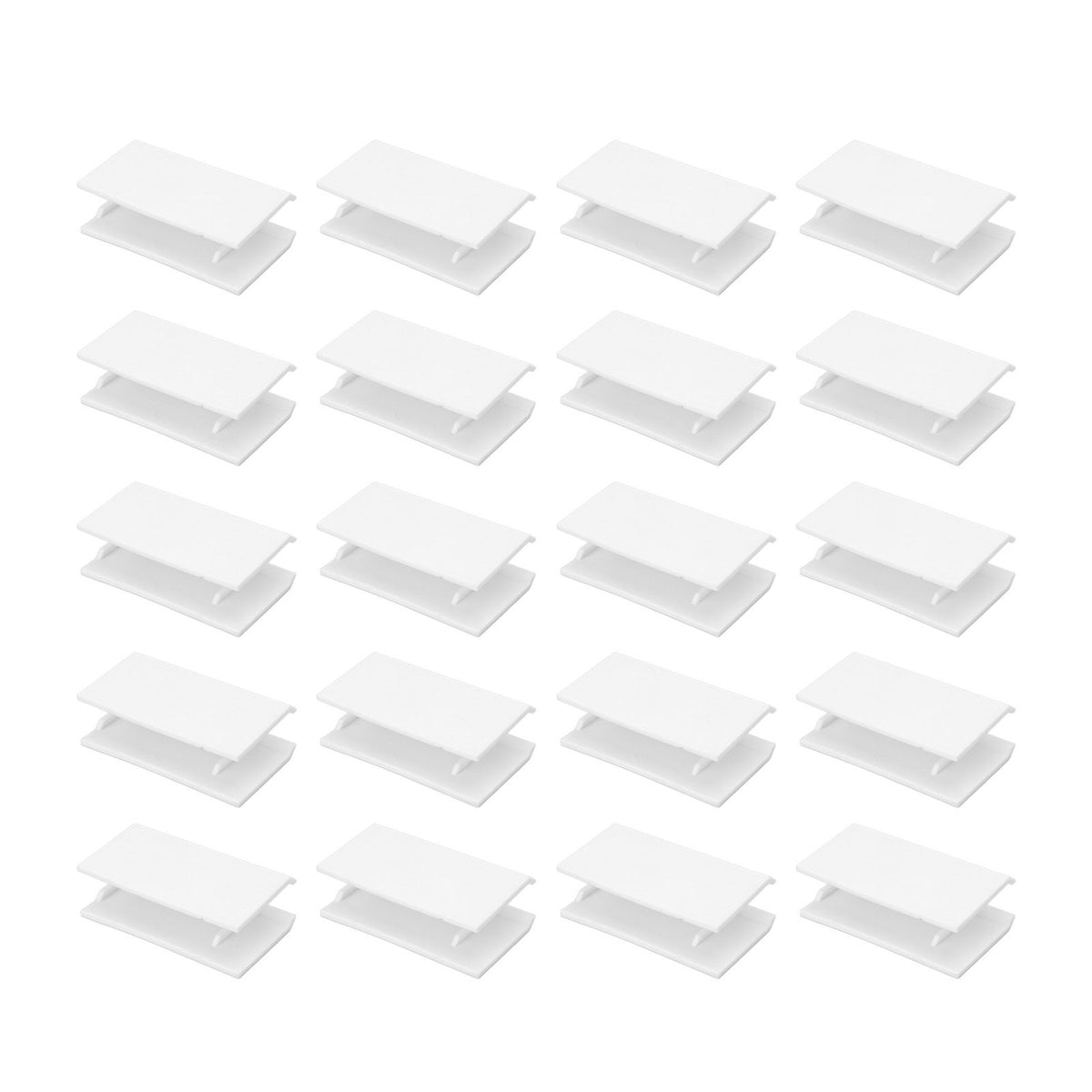 20Pcs Sliding Door Window Lock Stop Block Plastic Limit Safe Non Collision Accessories Long