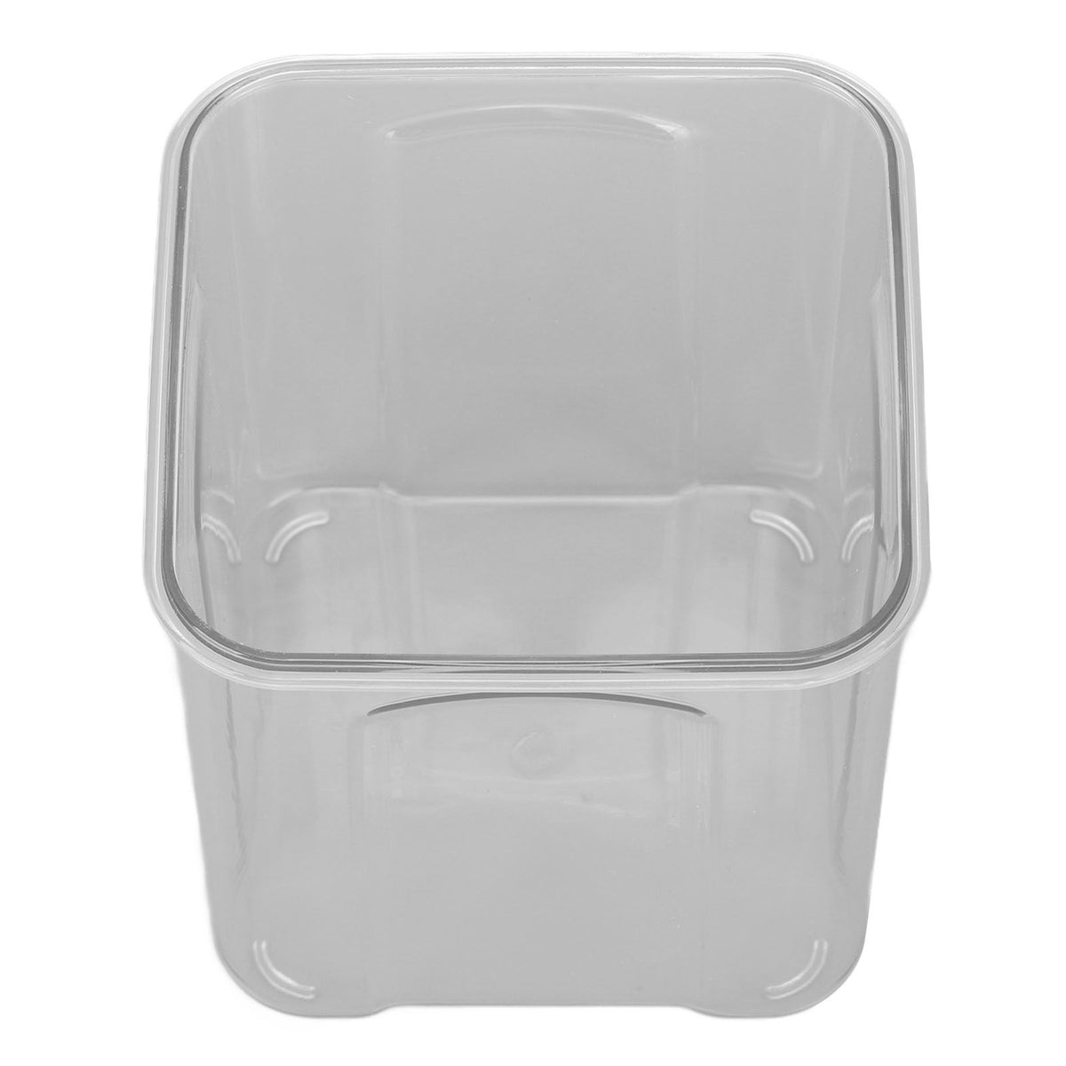 Airtight Food Storage Container Clear Food Storage Jar with Bamboo Lid for Noodles Flour Cereal Rice Tea Coffee Beans 900ml 10.7x11cm / 4.2x4.3in