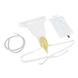Urine Collector Bag 1000ml Reusable Skin Friendly Silicone Urine Drainage Bag for Elderly