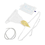 Urine Collector Bag 1000ml Reusable Skin Friendly Silicone Urine Drainage Bag for Elderly