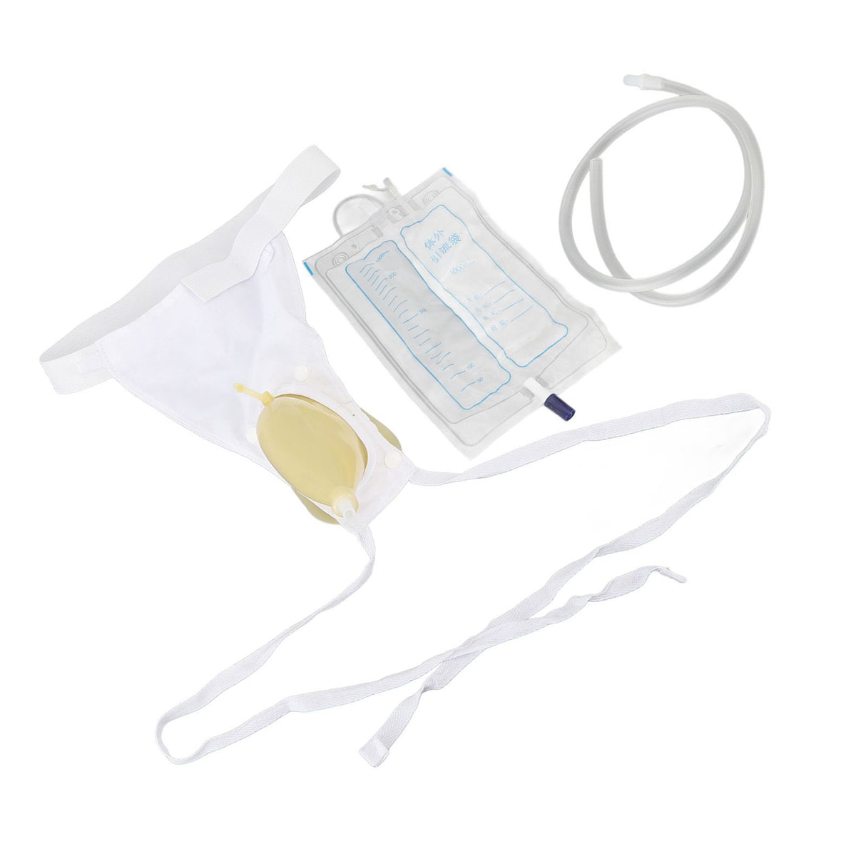 Silicone Urine Collector Reusable Portable Urinary Catheter Bag Collection Urinal Bagfor Man Woman Elderly