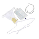 Silicone Urine Collector Reusable Portable Urinary Catheter Bag Collection Urinal Bagfor Man Woman Elderly - 45-Degree Angle