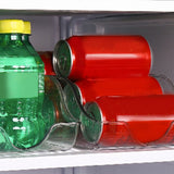 Clear Plastic Storage Bin Refrigerator Organizer Bin Household Double Ear Transparent Storage Box PET Desktop Basket