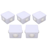 5Pcs Plastic Waterproof Cable Box with Rubber Plug IP55 Waterproof Plug Junction Wire Box - Extra Image