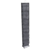 Hanging Clothes Bag Thickened Nylon Multi Layer Easy Access Washable Hanging Mesh Closet for Socks Pants Dress - 45-Degree Angle