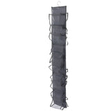 Hanging Clothes Bag Thickened Nylon Multi Layer Easy Access Washable Hanging Mesh Closet for Socks Pants Dress - Rear View