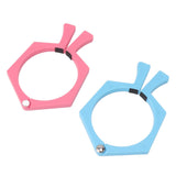 2PCS Sublimation Cup Clamp ABS Nonslip Tumbler Wrapping Clamp for Sublimation Paper Tumblers Pink and Blue - Extra Image