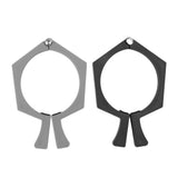 2PCS Sublimation Cup Clamp ABS Nonslip Tumbler Wrapping Clamp for Sublimation Paper Tumblers Black and Grey