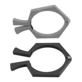 2PCS Sublimation Cup Clamp ABS Nonslip Tumbler Wrapping Clamp for Sublimation Paper Tumblers Black and Grey - 45-Degree Angle