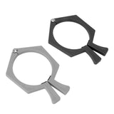 2PCS Sublimation Cup Clamp ABS Nonslip Tumbler Wrapping Clamp for Sublimation Paper Tumblers Black and Grey - Extra Image