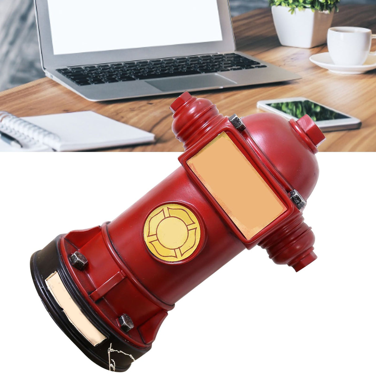 Piggy Bank Retro Fire Hydrant Piggy Bank Fire Hydrant Money Coins Box Unique Money Savings Jar Home Decoration Red