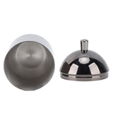 Stainless Steel Cotton Swab Holders Durable Multi Purpose Dustproof Cute Cotton Swab Canisters for Home Bathroom - Top-Down View
