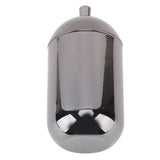 Stainless Steel Cotton Swab Holders Durable Multi Purpose Dustproof Cute Cotton Swab Canisters for Home Bathroom - Rear View