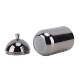 Stainless Steel Cotton Swab Holders Durable Multi Purpose Dustproof Cute Cotton Swab Canisters for Home Bathroom