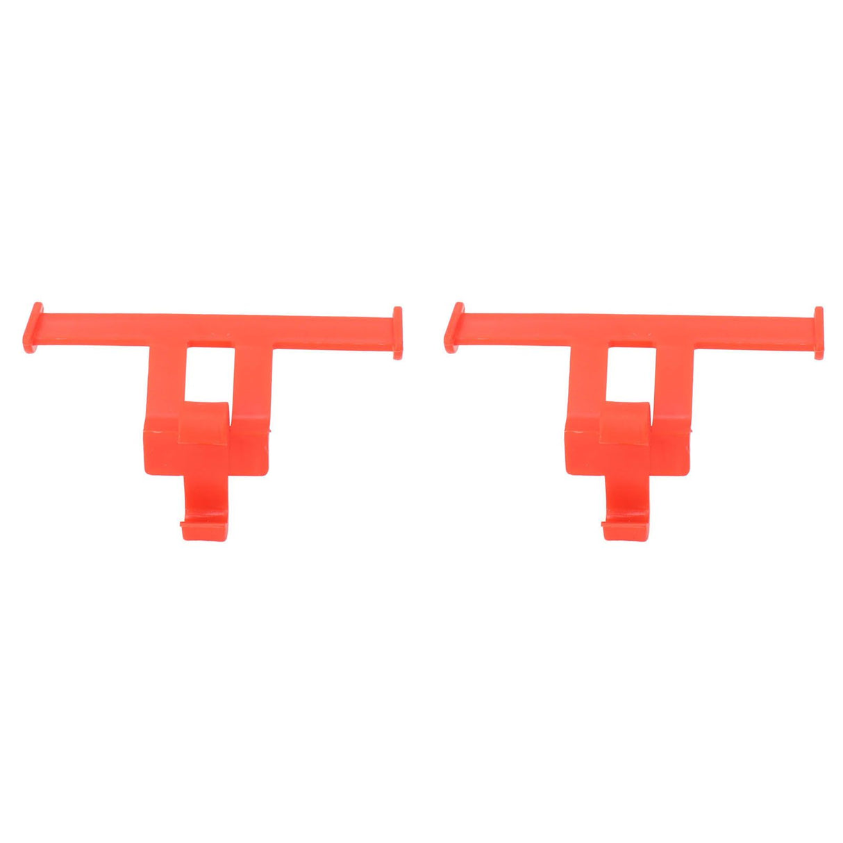 1 Pair Clogs Shoes Tail Wing Decor ABS Slippers Tail Fin Decoration Pendant Ornament Red