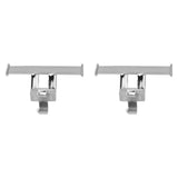 1 Pair Clogs Shoes Tail Wing Decor ABS Slippers Tail Fin Decoration Pendant Ornament Electrosilvering - Rear View